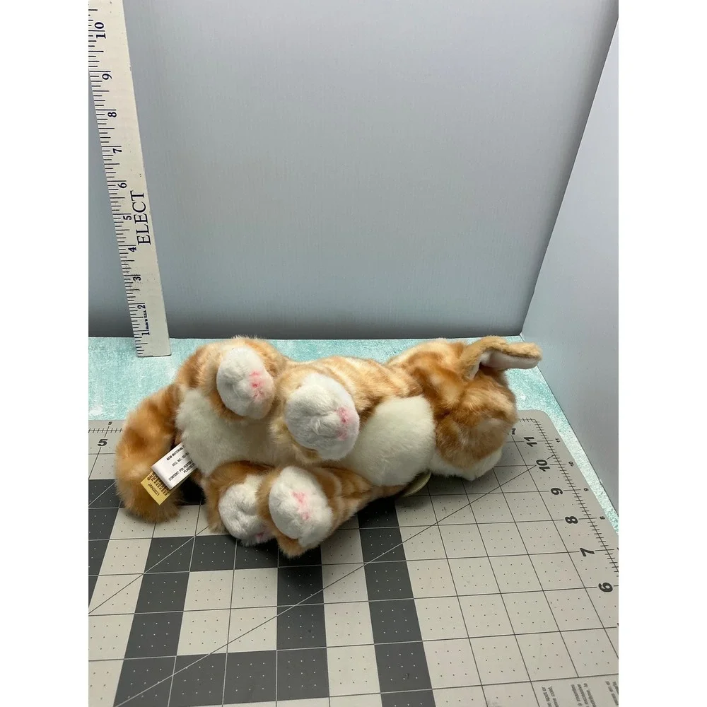 Miyoni by Aurora Tabby Cat Plush Stuffed Animal‎ Toy Big Eyes Realistic Cute
